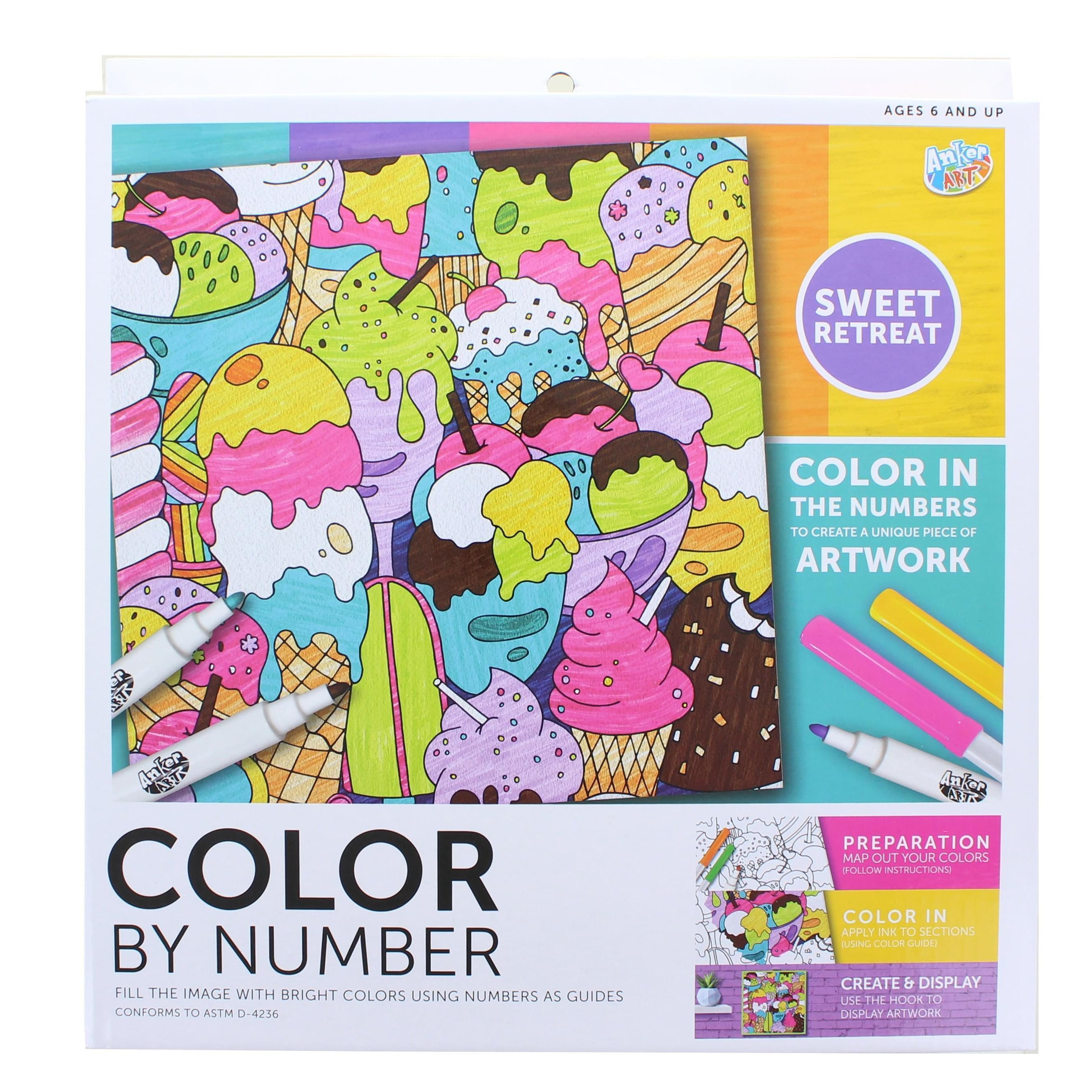 Anker Play Color by Number Design Kit Sweet Retreat Learning Post