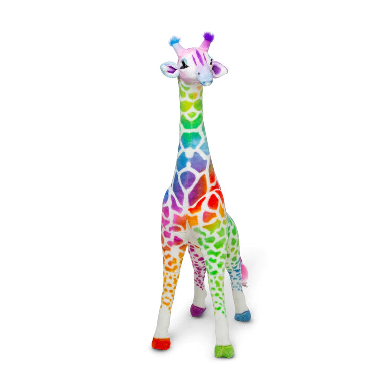 Rainbow Plush Giraffe 20th Birthday