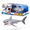 Robo Alive Great White Shark Series 1 by Zuru, Battery-Powered Robotic Light Up Shark, Summer Pool & Bath Toy
