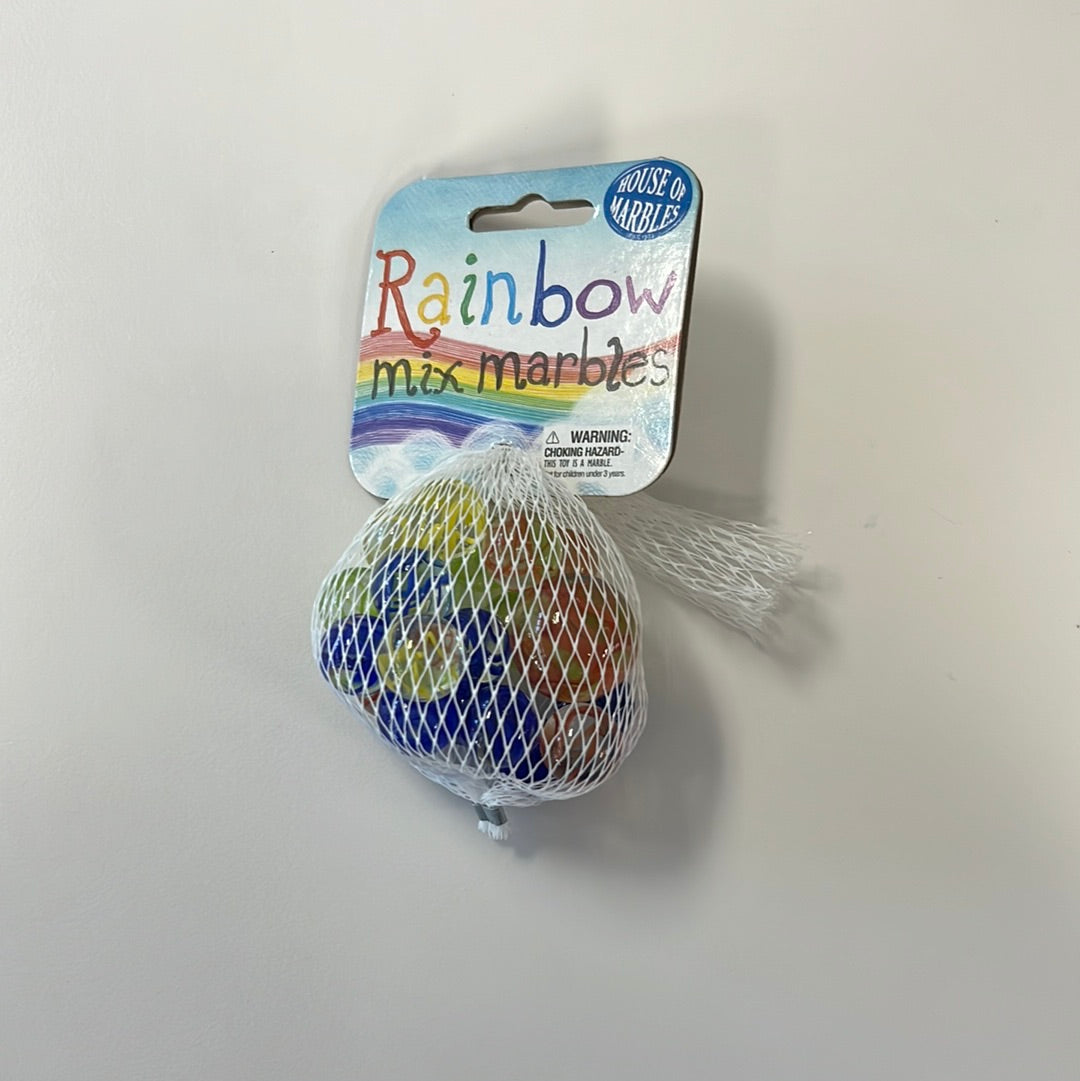 RAINBOW NET BAG MARBLES – Learning Post & Toys