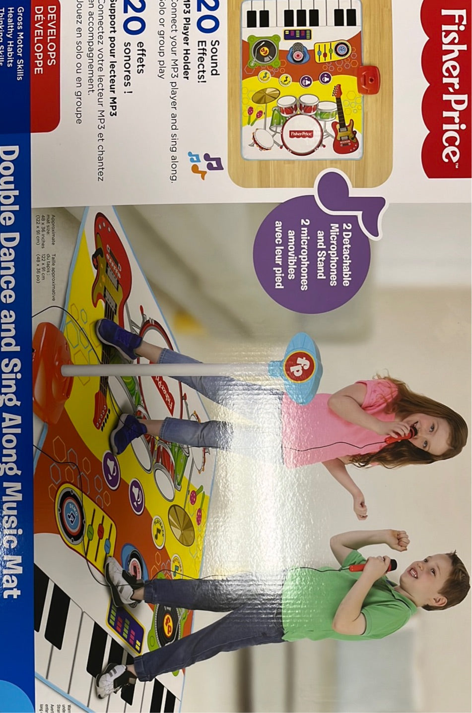 Fisher price double dance and hot sale sing mat