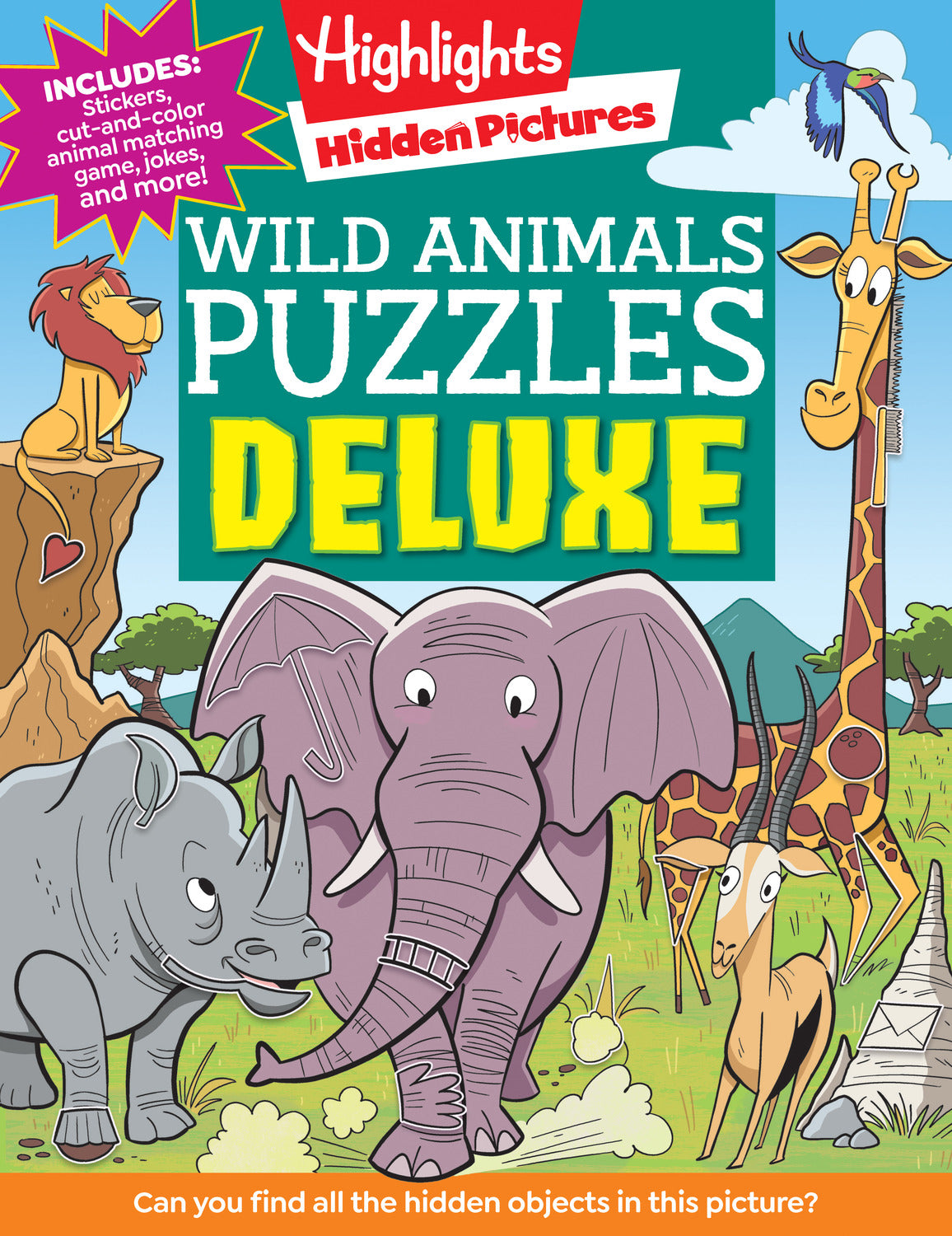 Wild Animals Puzzles Deluxe Learning Post & Toys
