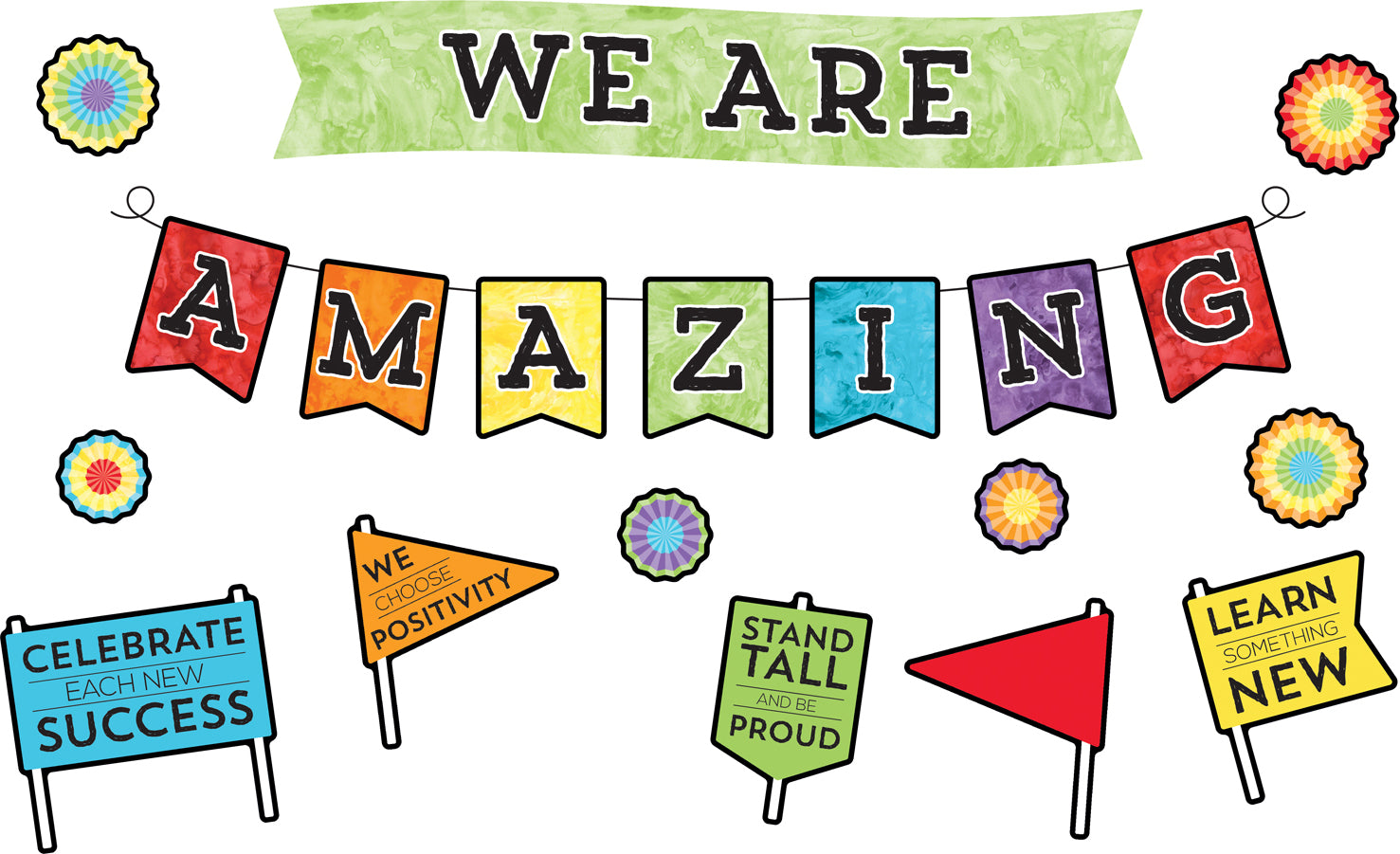 We Are Amazing Bulletin Board Set Learning Post & Toys