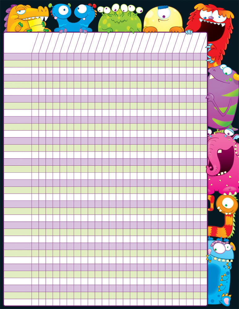 Monsters Incentive Chart Learning Post Amp Toys
