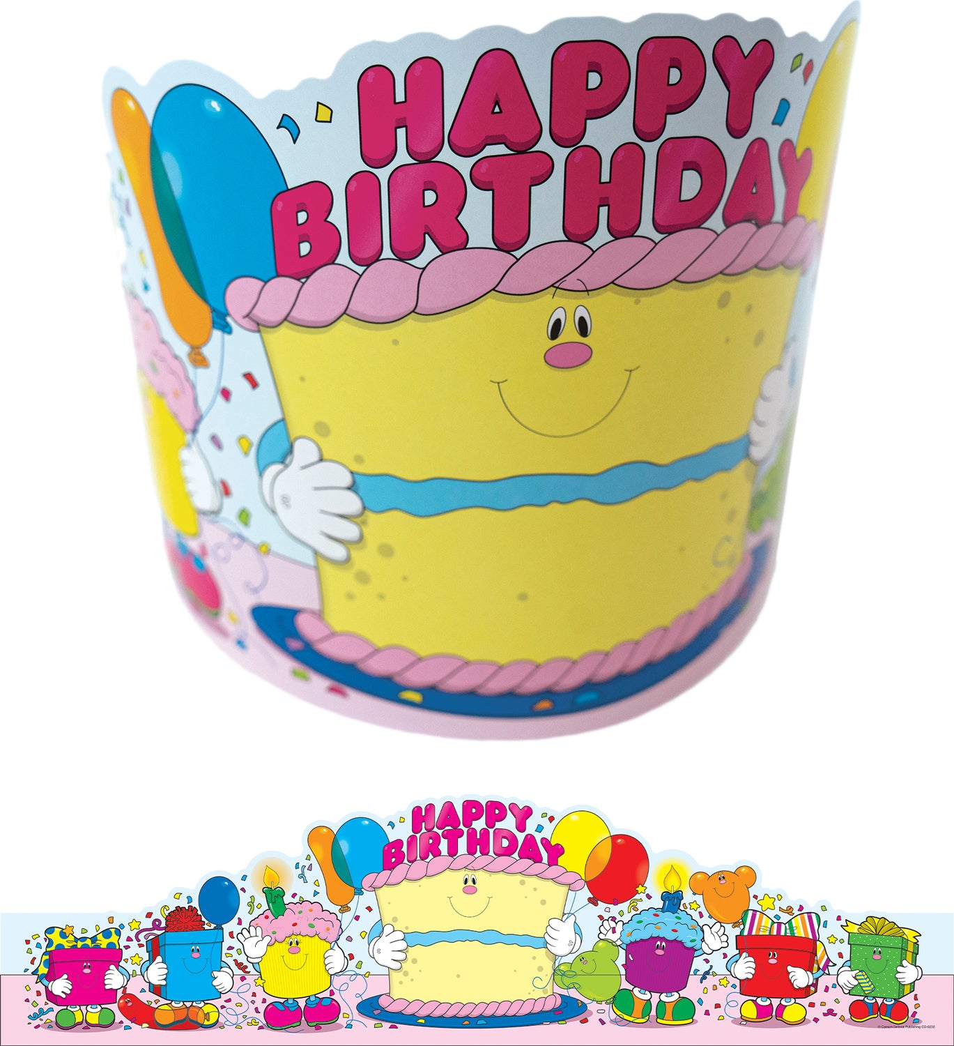 Carson Dellosa: Birthday Crowns Set— Colorful Paper Happy Birthday Par ...