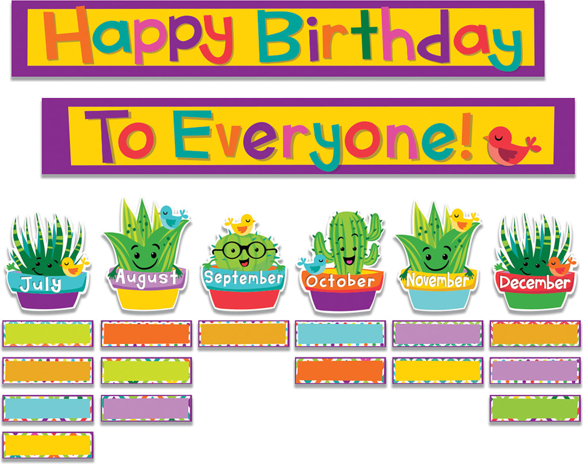 A Sharp Bunch Birthday Mini Bulletin Board Set – Learning Post & Toys