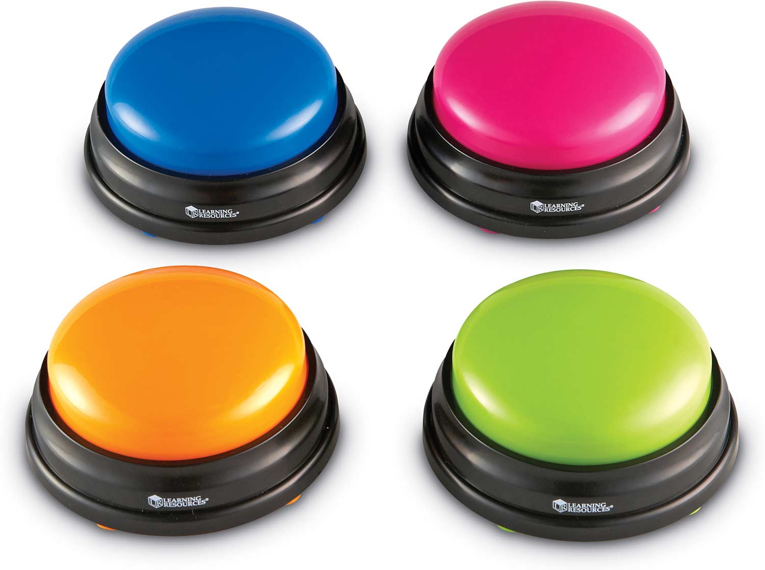 4 Buzzers Lumineux Et Sonores – Boutons Jeu Quiz Télévisé, Classe, Famille, Concours