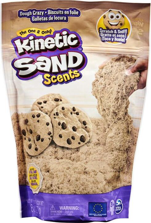 Kinetic Sand Scents, 4oz Ice Cream Cone Container with 2 Colors of