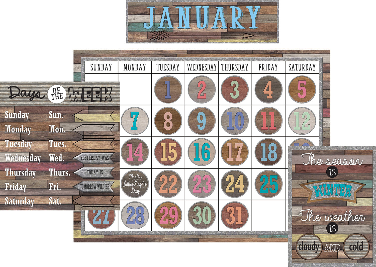 Home Sweet Classroom Calendar Bulletin Board – Learning Post & Toys
