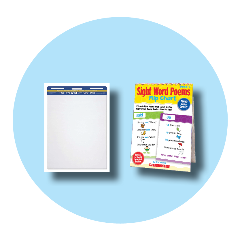 Easel Pads Learning Post & Toys