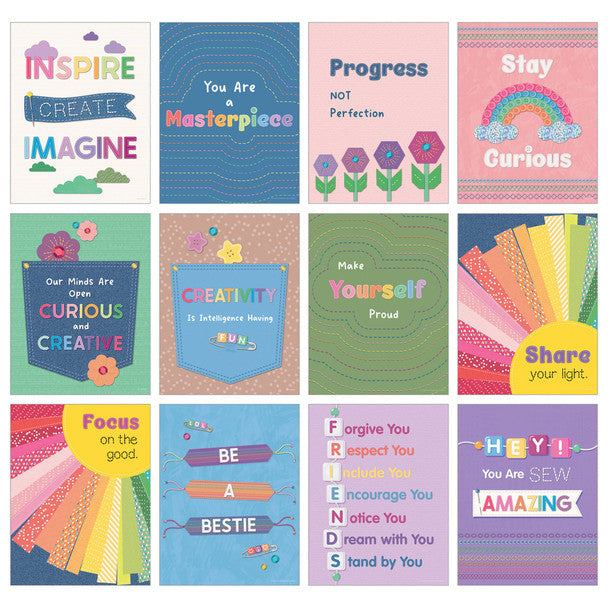 CRAFTY & COOL POSTER SET – Learning Post & Toys