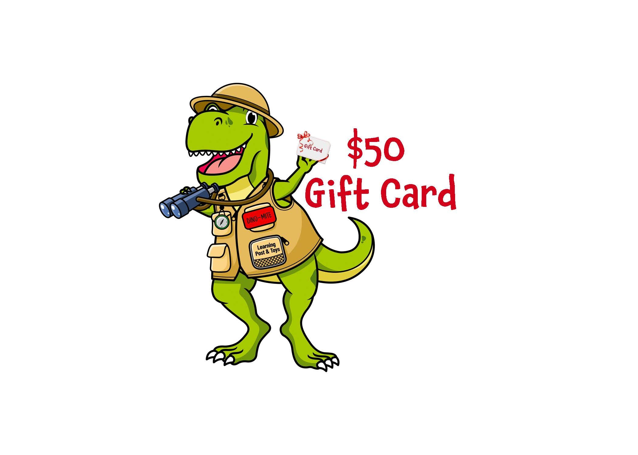 $50 Learning Post Gift Card – Learning Post & Toys