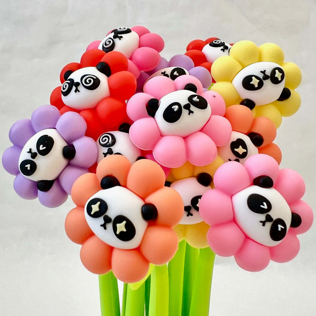 Flower Panda Gel Pen