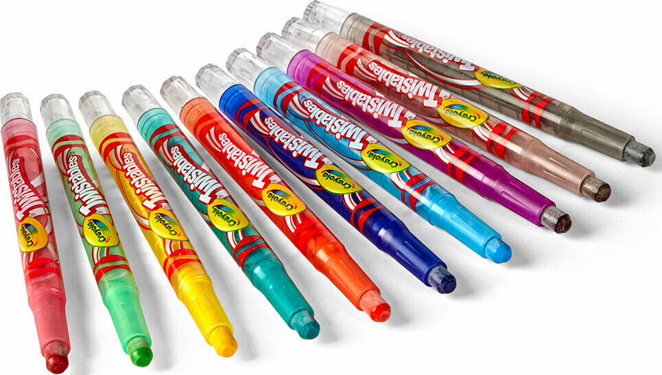 Rimoyans　10袋 10 Ct. Mini Twistables Crayons