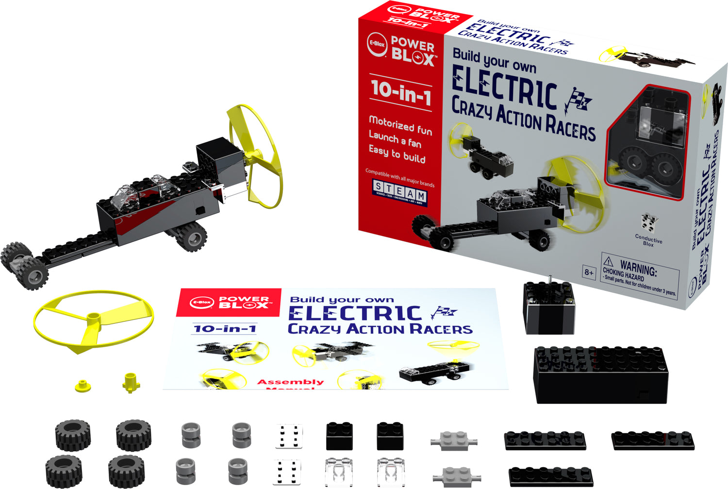 ELECTRIC CRAZY ACTION RACERS – Learning Post & Toys