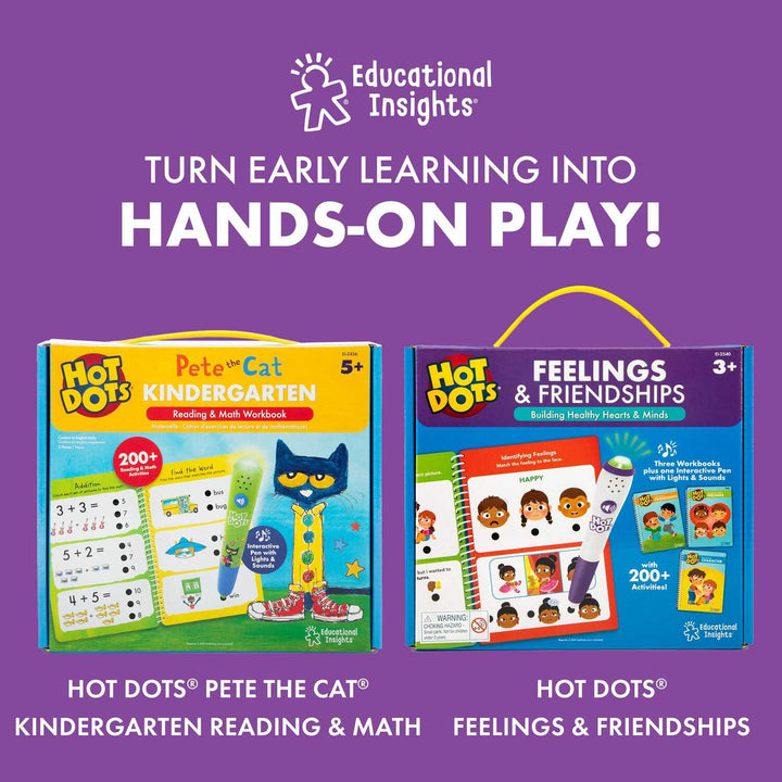 Learning Resources Hot Dots – Set Completo Per Imparare Matematica, Lettura E Abilità Sociali In Modo Giocoso E Interattivo