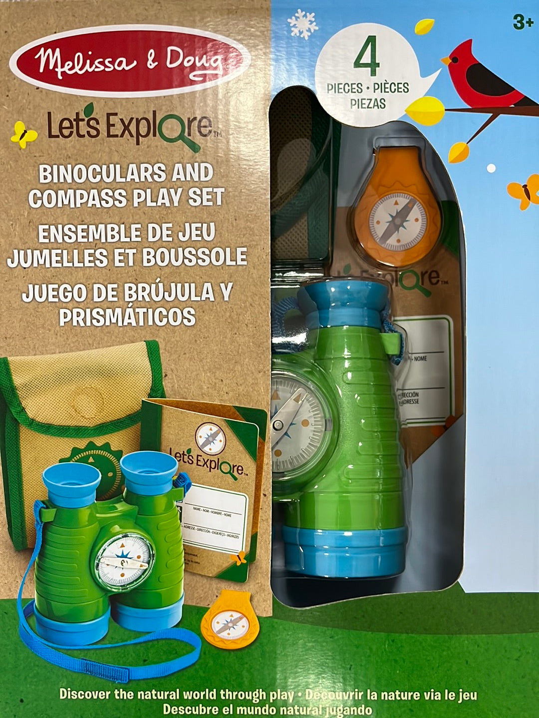 Let's Explore Binoculars & Compass Play Set – Learning Post & Toys