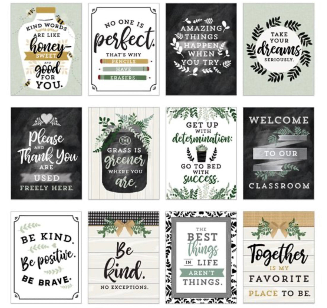 MINI POSTER SET FARMHOUSE POSTE – Learning Post & Toys