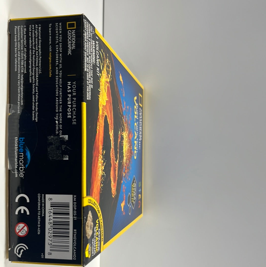 NATIONAL GEOGRAPHIC Build Your Own Volcano-STEM Toys For Boys And Girls Ages 8