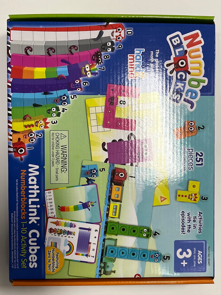 MATHLINK CUBES, NUMBERBLOCKS 1-10 SET