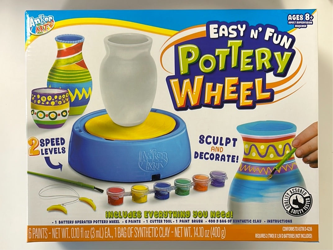 Easy N' Fun Pottery Wheel Craft Kit