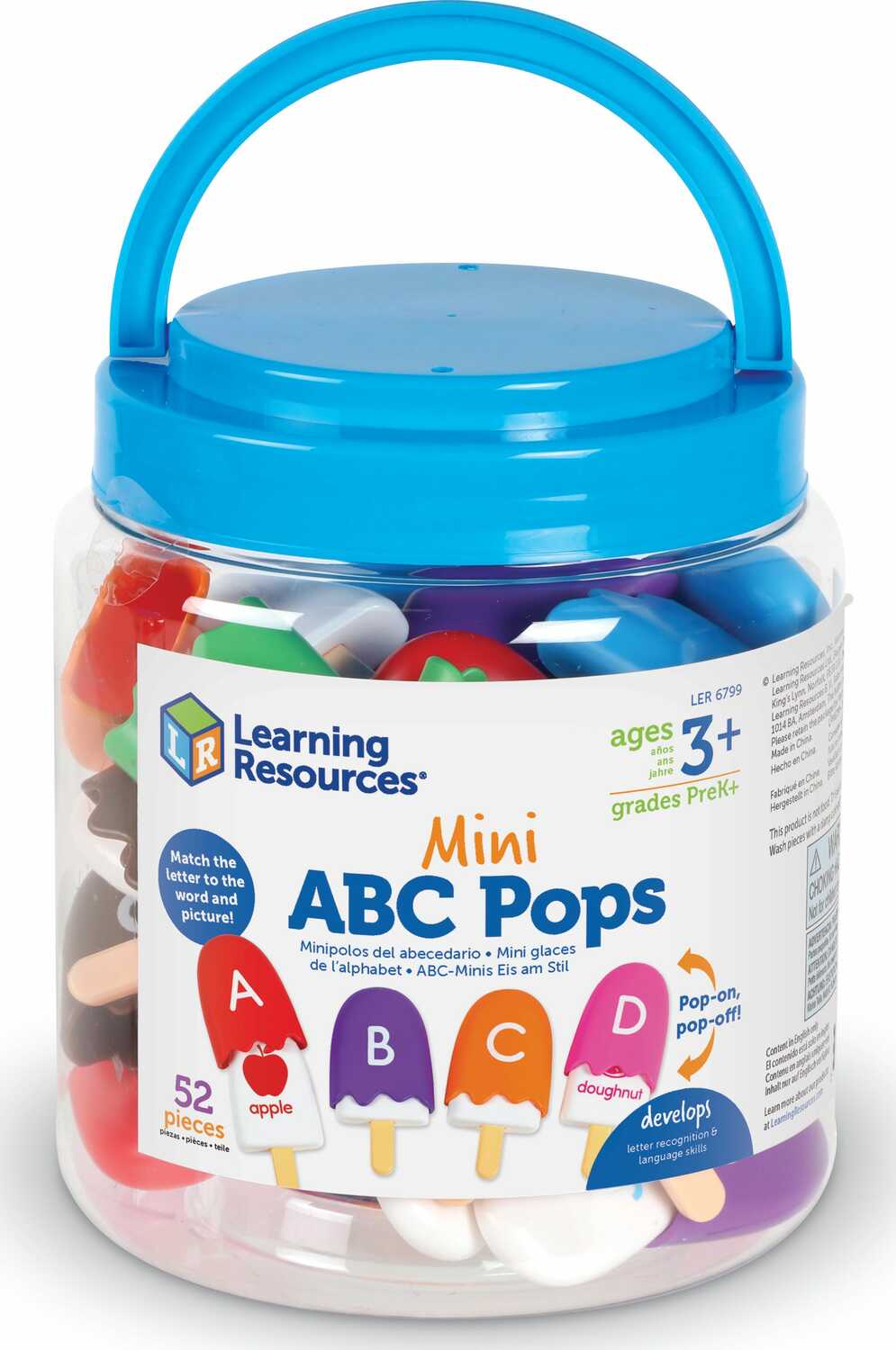 小物 abc...z Mini ABC Pops: Match Letters & Learn Words | Learning Resources