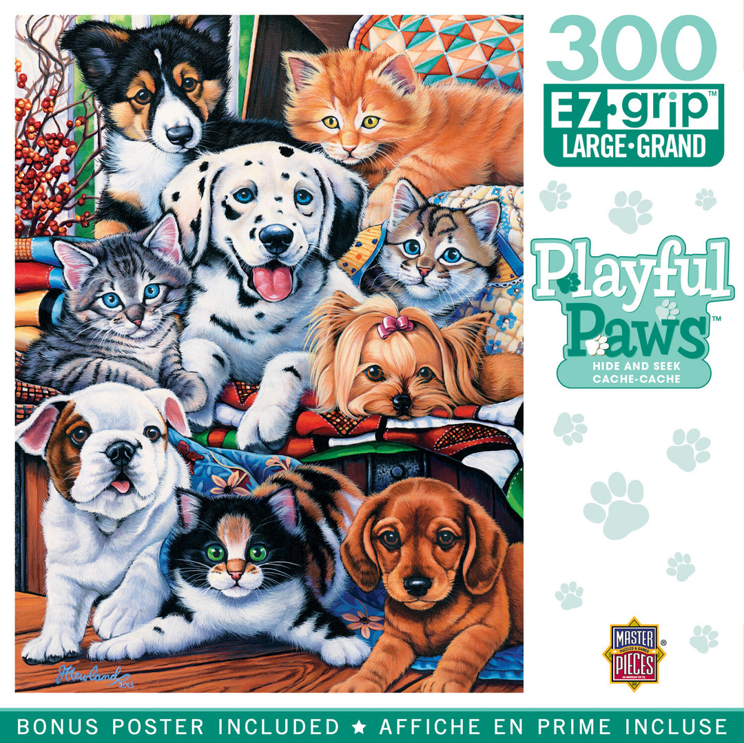 PLAYFUL PAWS HIDE & SEEK 300PC