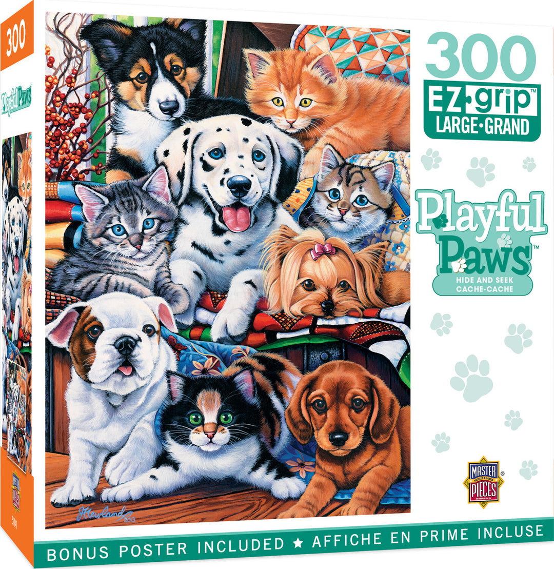 PLAYFUL PAWS HIDE & SEEK 300PC