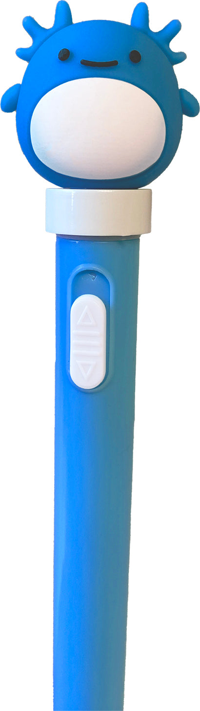 Axolotl Spinning Led Light Up Pens (assorted colors)