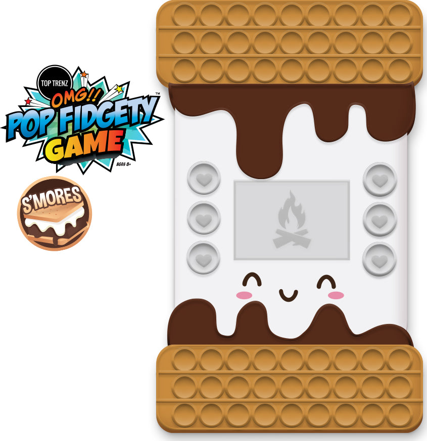 OMG! Pop Fidgety Game! - S'Mores Game Board – Learning Post & Toys