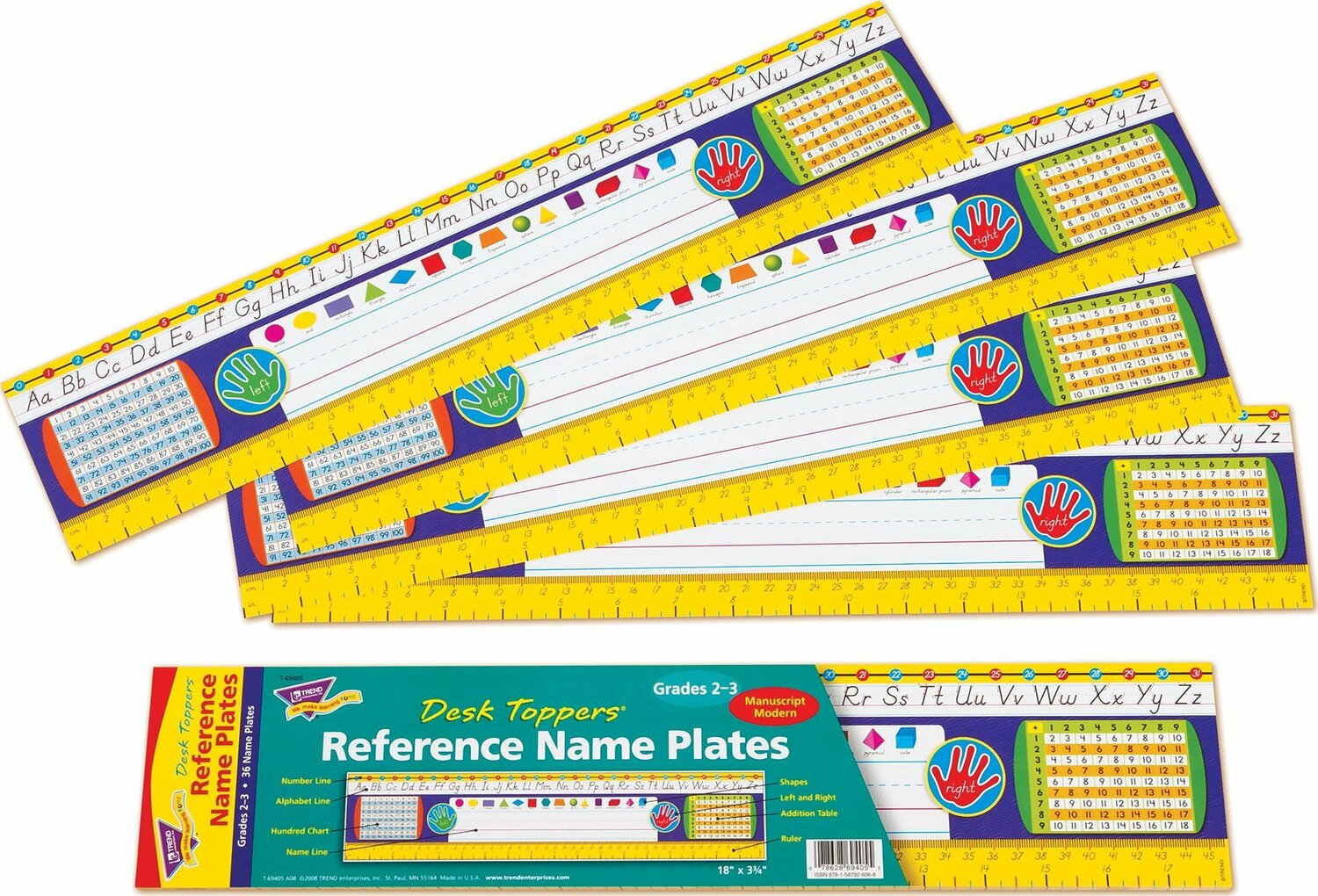 Learn Topper Elementary School Desk Toppers Grades 2-3 Desk Toppers Reference Name ...