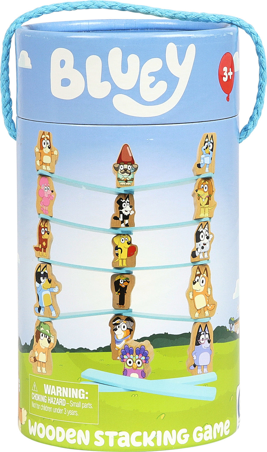 BLUEY WOODEN STACKING GAME – Learning Post & Toys