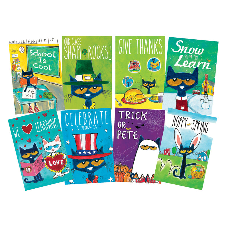 Pete The Cat Holiday And Seasonal Poster Set – Learning Post & Toys