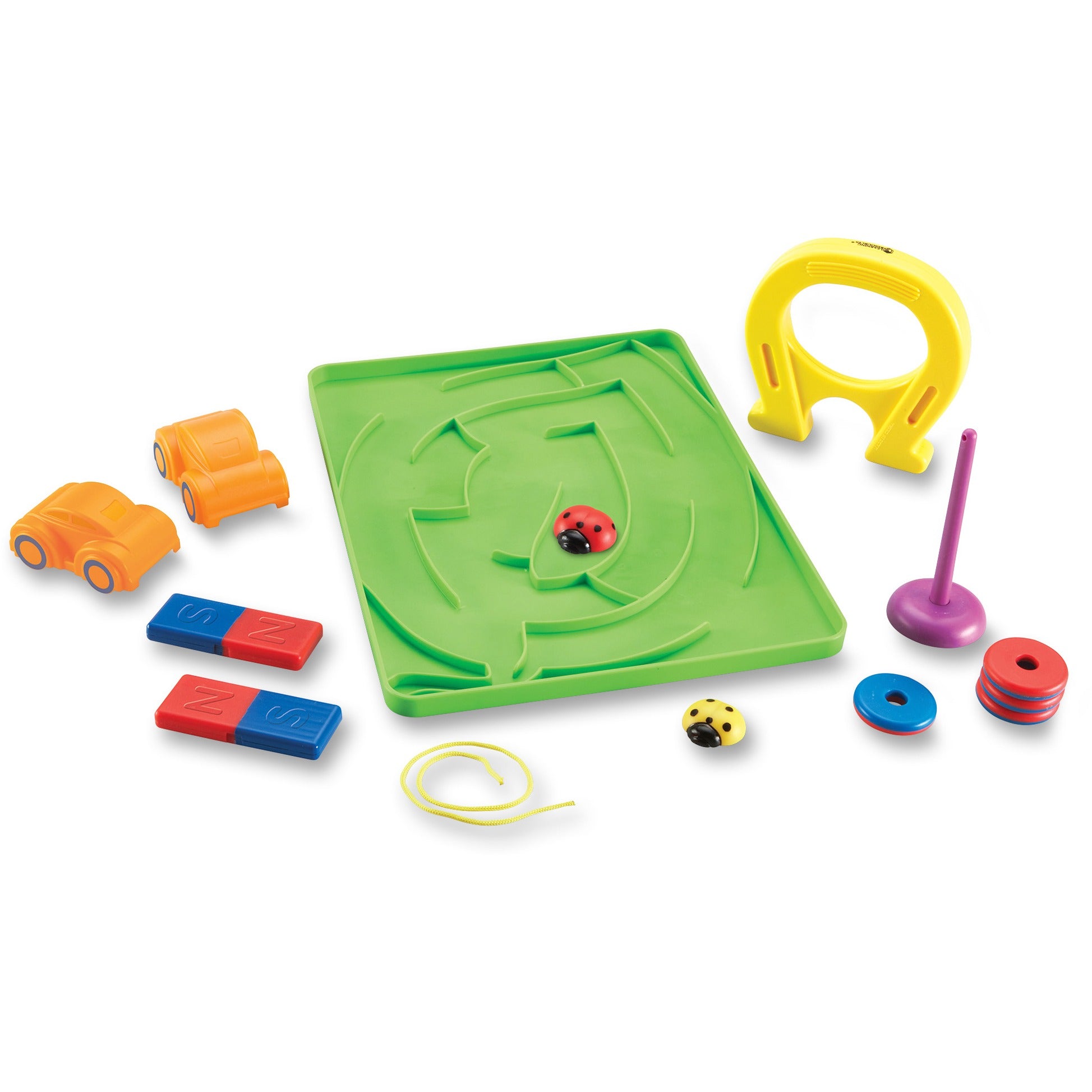 LEARNING RESOURCES STEM MAGNETS ACTIVITY SET, SCIENCE LESSONS, 24 PIEC ...