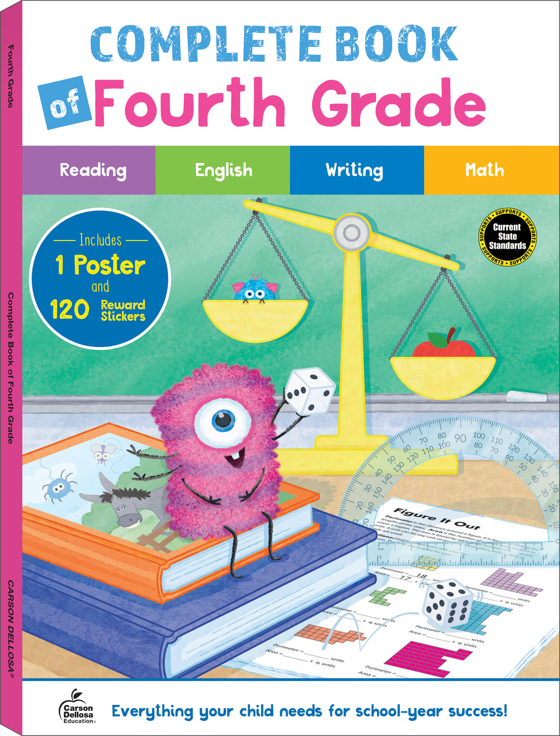 The Complete Book Of Fourth Grade Workbook – Learning Post & Toys