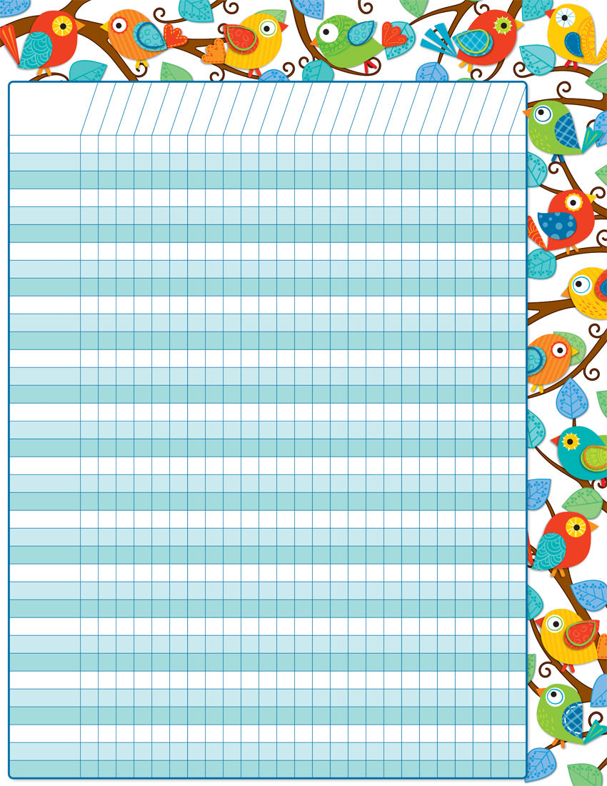 Boho Birds Incentive Chart – Learning Post & Toys