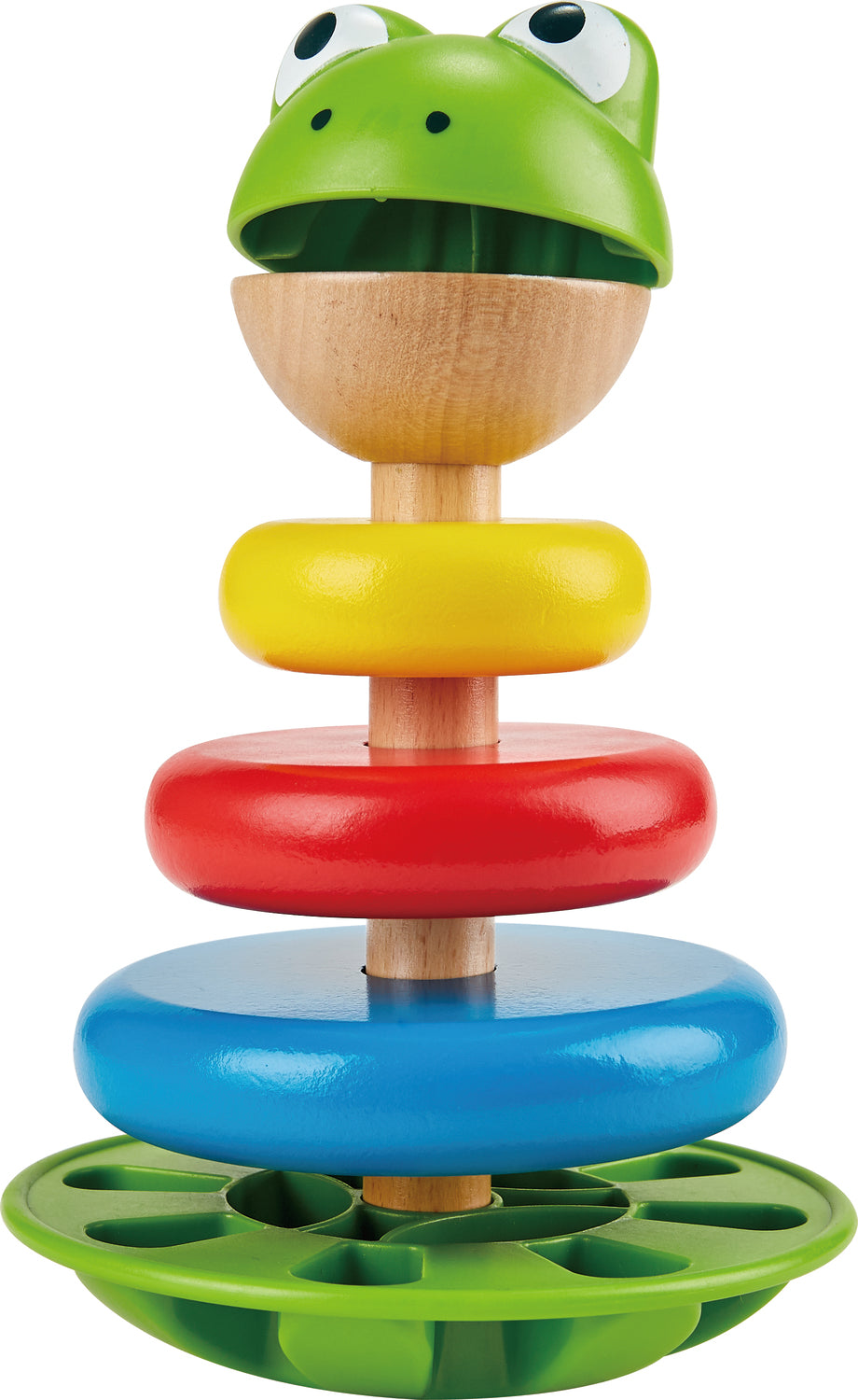 Mr. Frog Stacking Rings – Learning Post & Toys