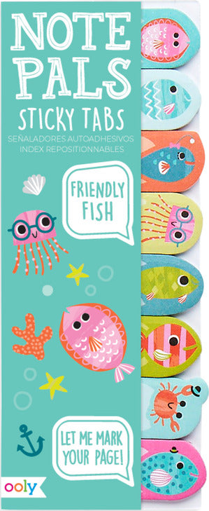 FRIENDLY FISH STICKY TABS – Learning Post & Toys