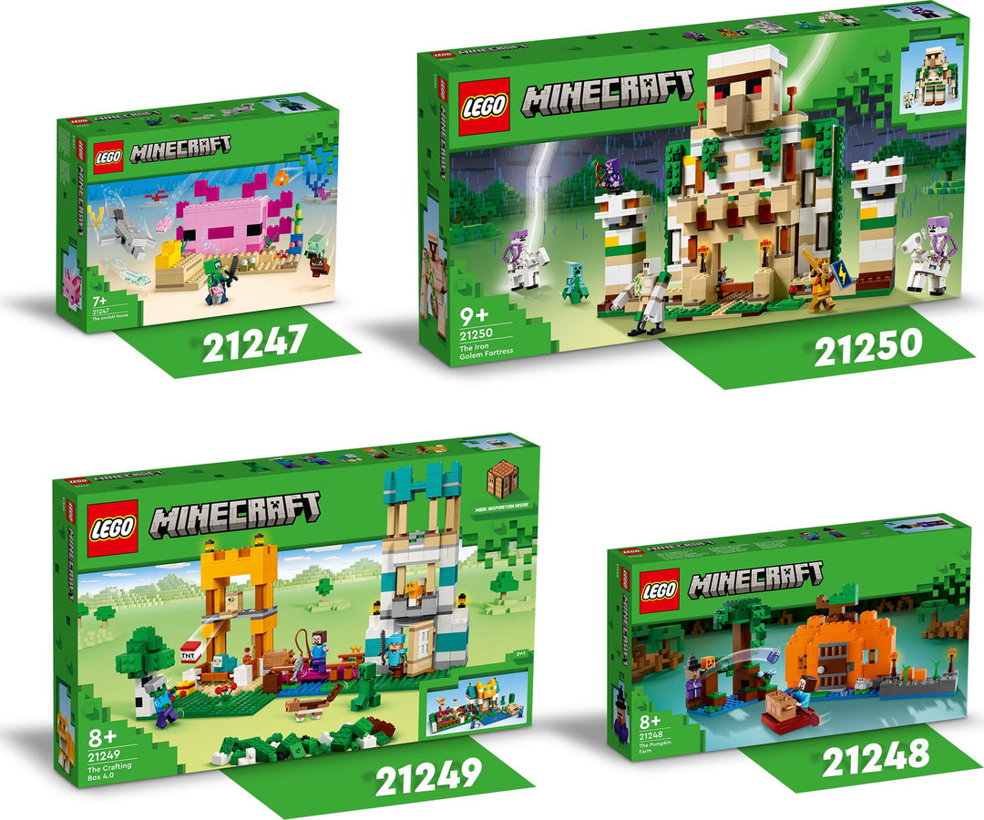 LEGO Minecraft The Axolotl House Building Toy