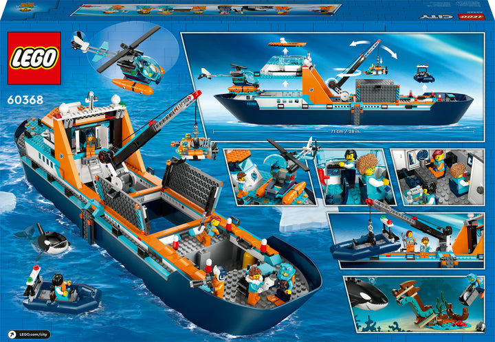 Lego City Fishing Boat Alternative Build LEGO City Arctic Explorer
