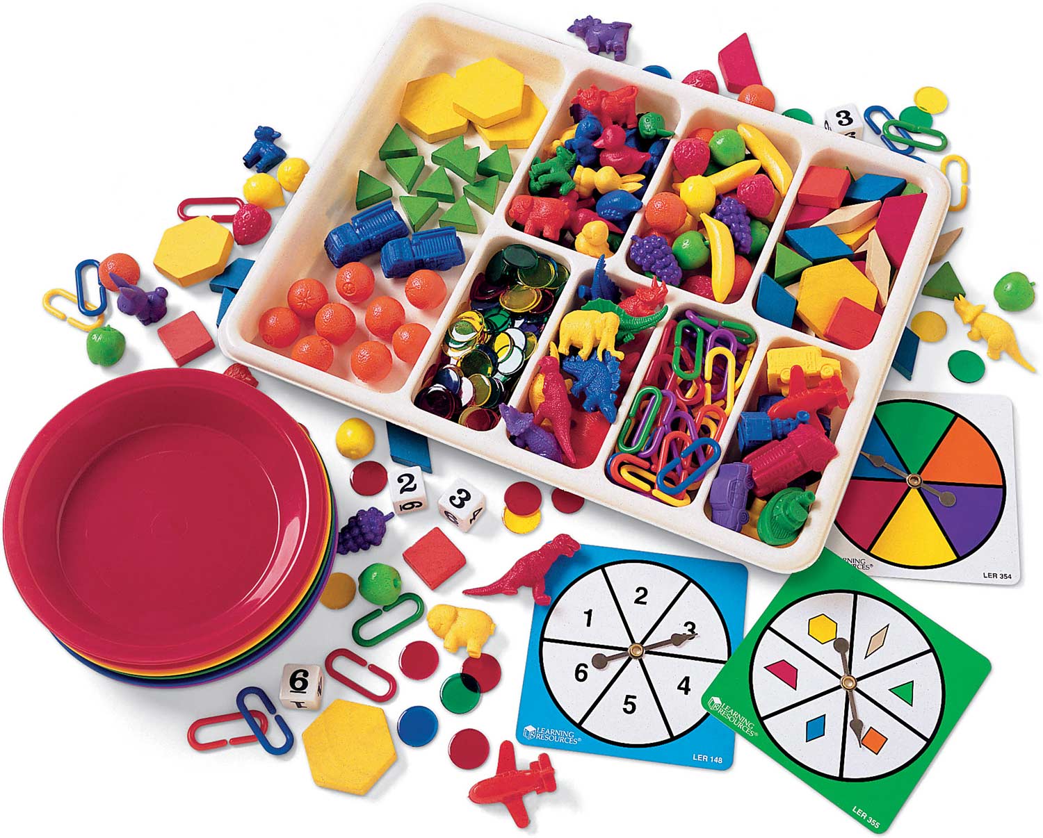 Learning Resources Super Sorting Set with Cards, Color & Number Recogn ...