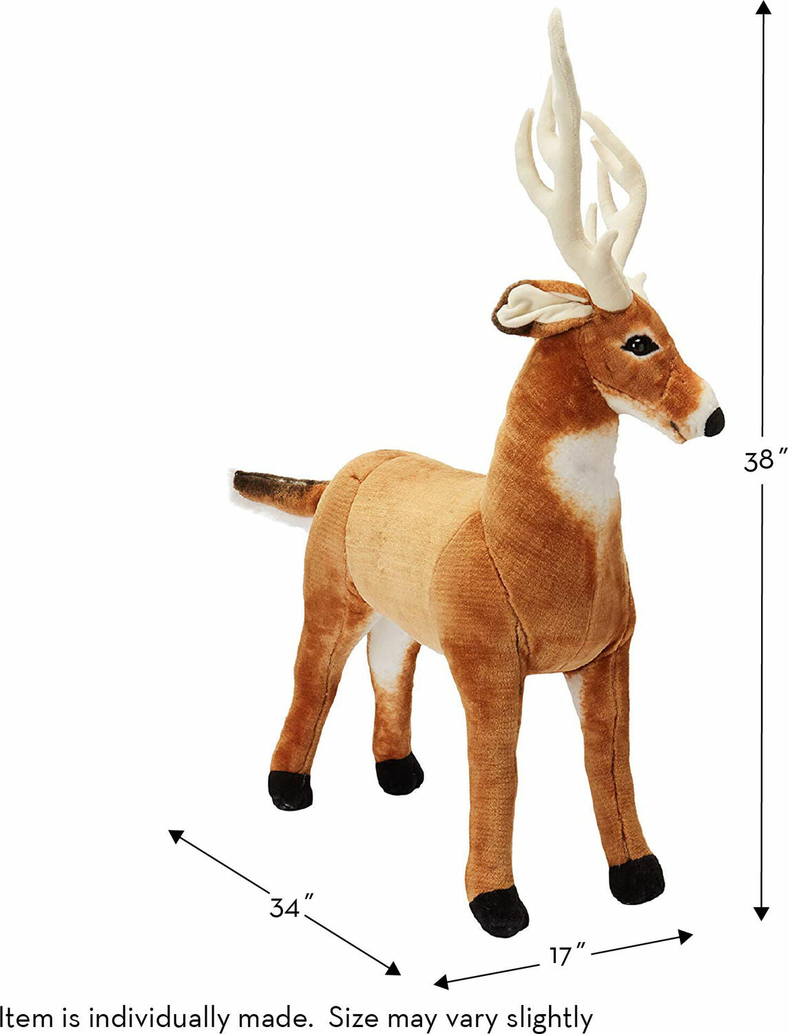 Lifelike Plush Deer – Learning Post & Toys
