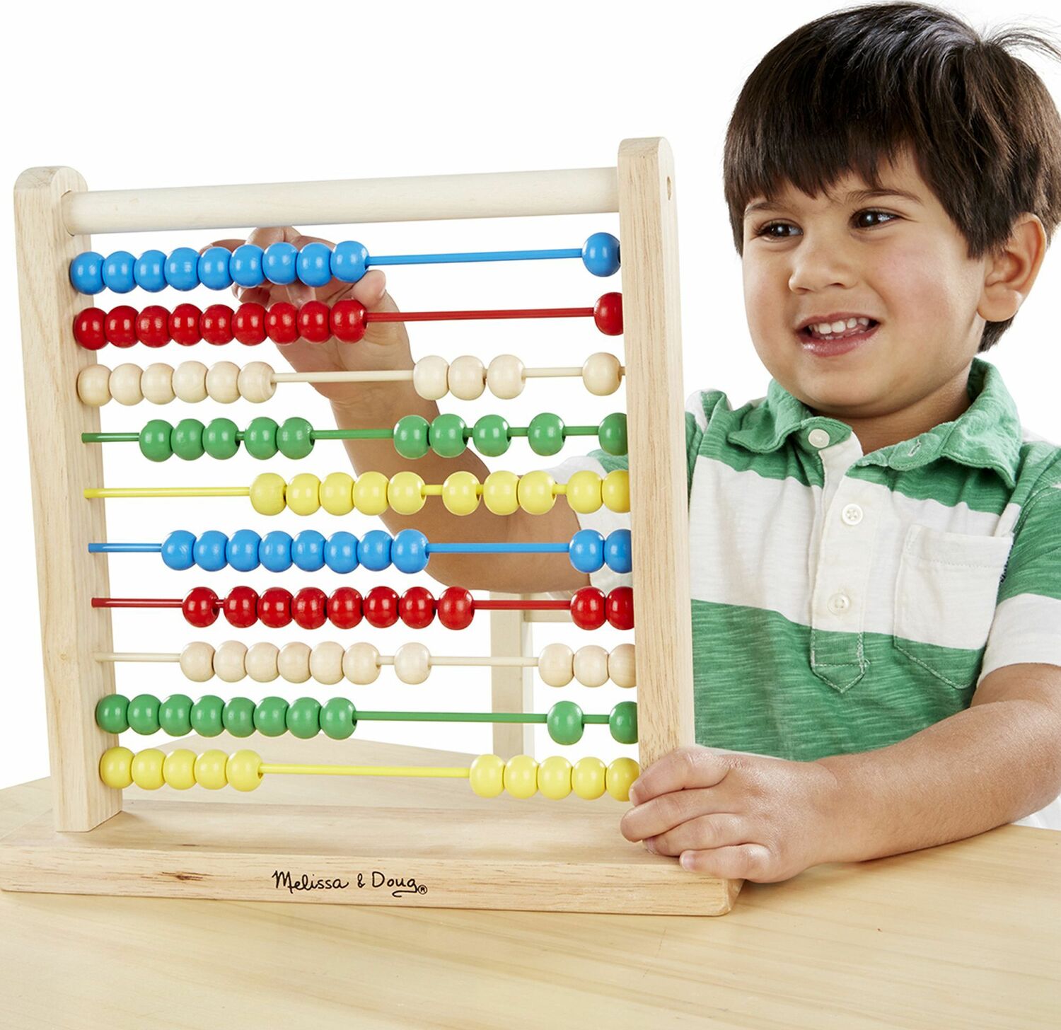 Abacus Classic Wooden Toy – Learning Post & Toys