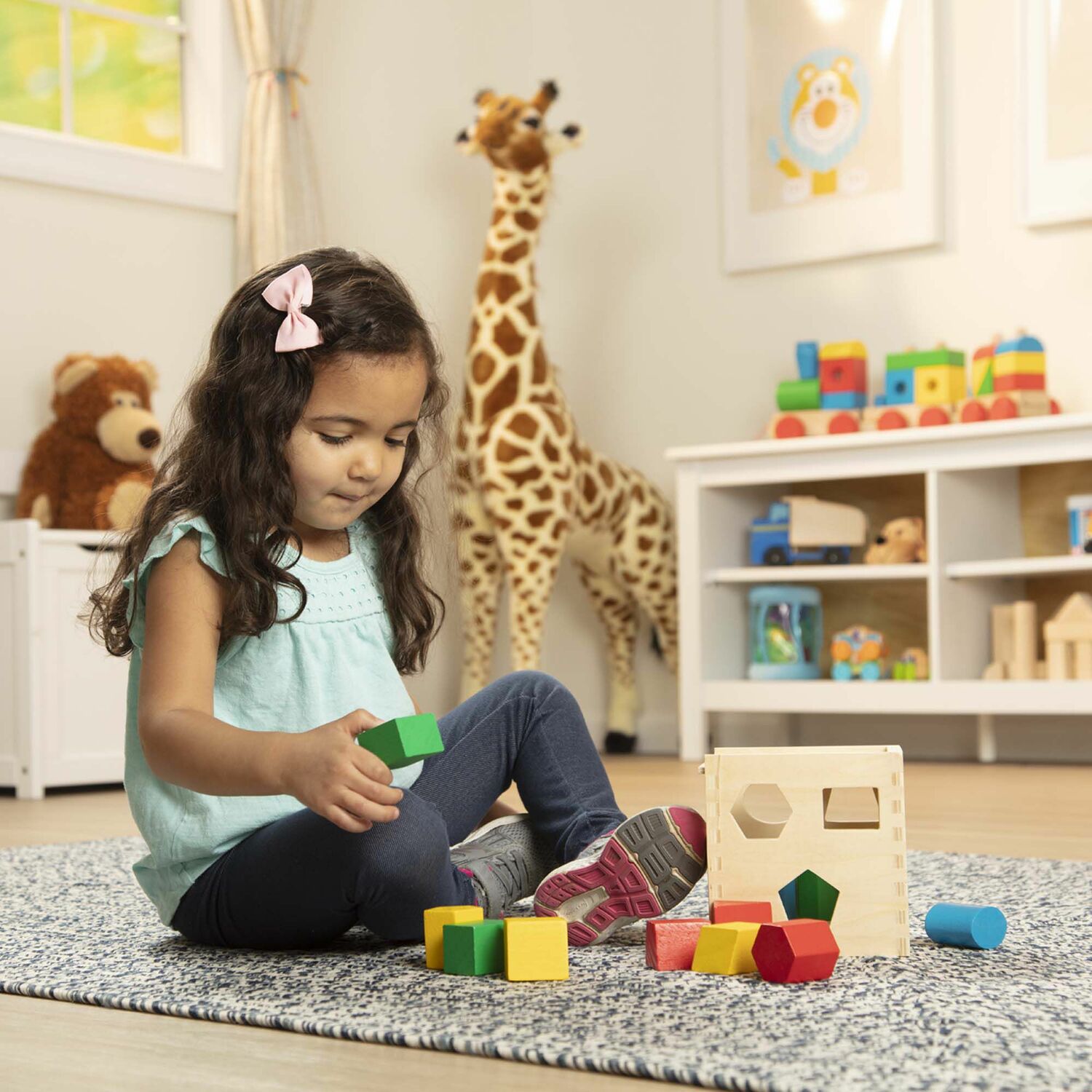 SHAPE SORTING CUBE SORTING STAC – Learning Post & Toys