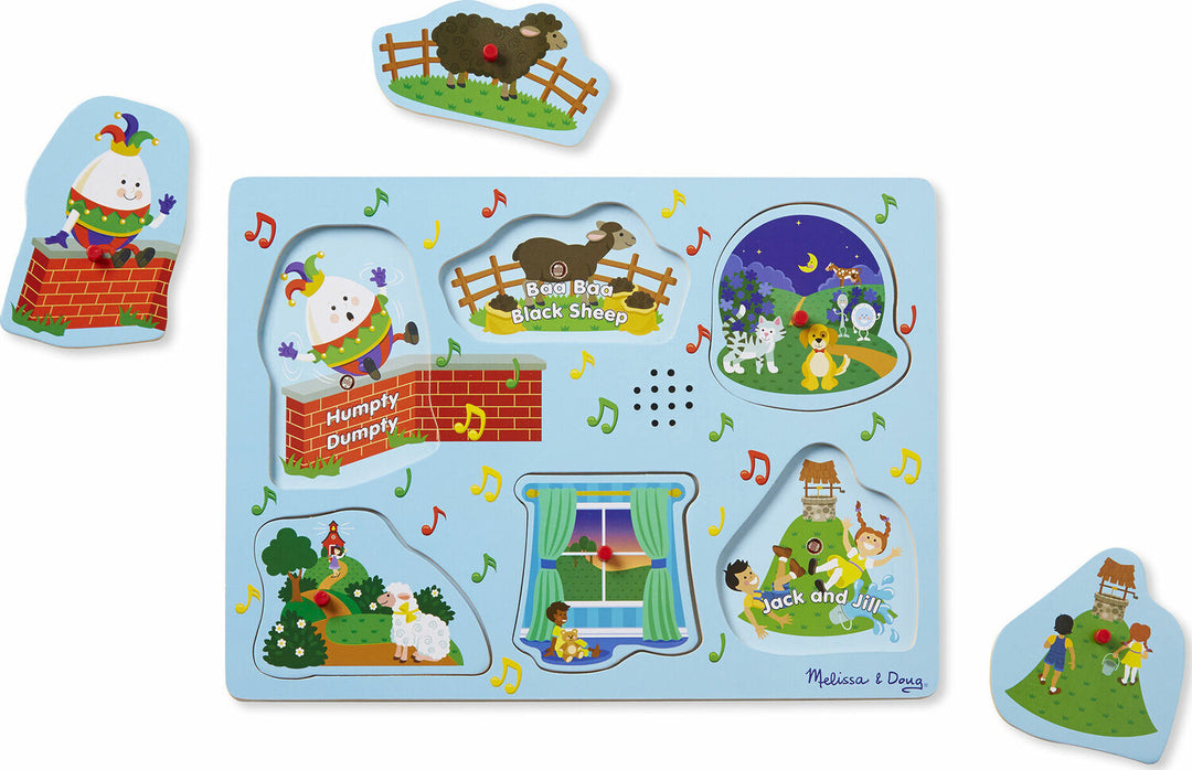 Sing-Along Nursery Rhymes Sound Puzzle (Wooden)