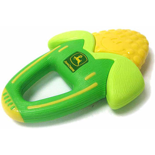 Learning Curve The First Years John Deere Massaging Corn Teether, Multicolor