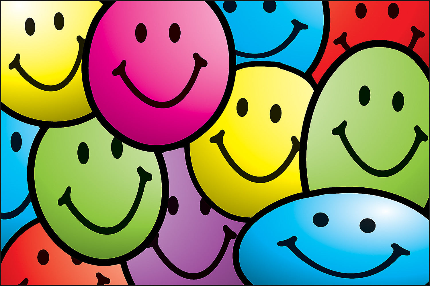 Teacher Created Resources Smiley Faces Smooth Personal Postcards ...