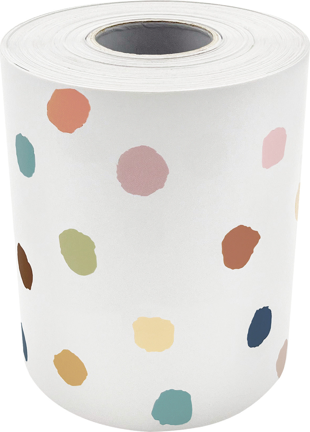 Everyone is Welcome Painted Dots Straight Rolled Border Trim – Learning ...