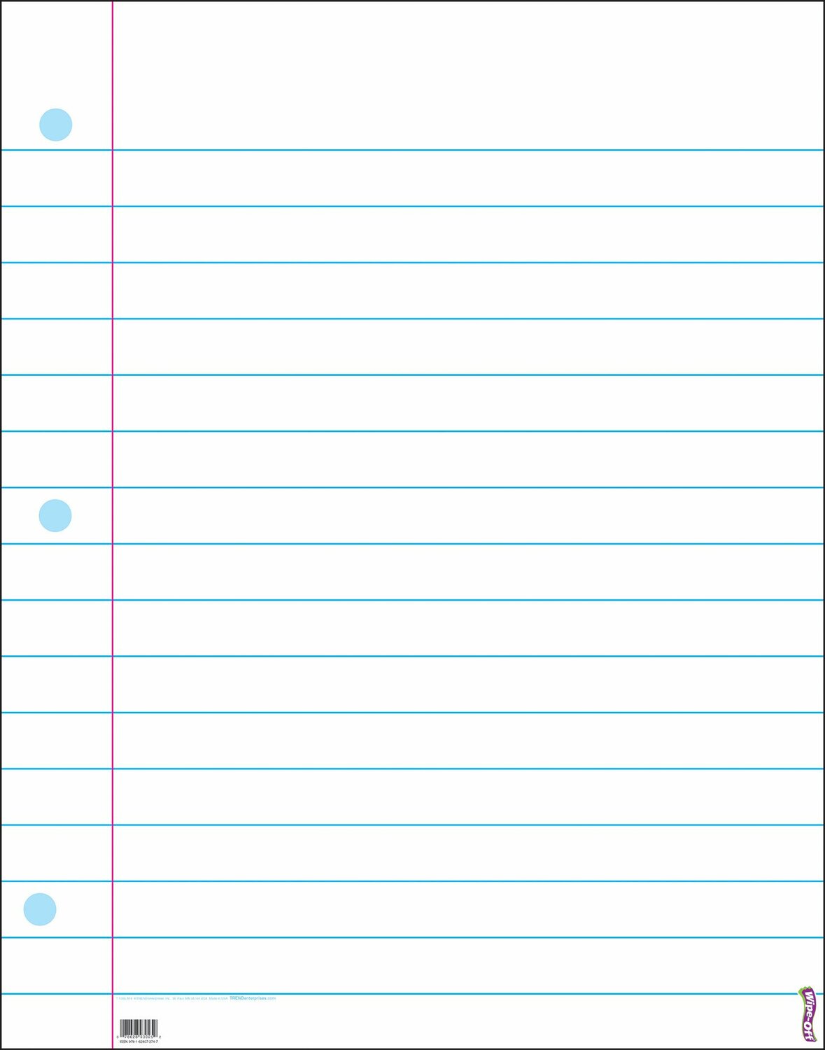 Notebook Paper Chart - Large – Learning Post & Toys