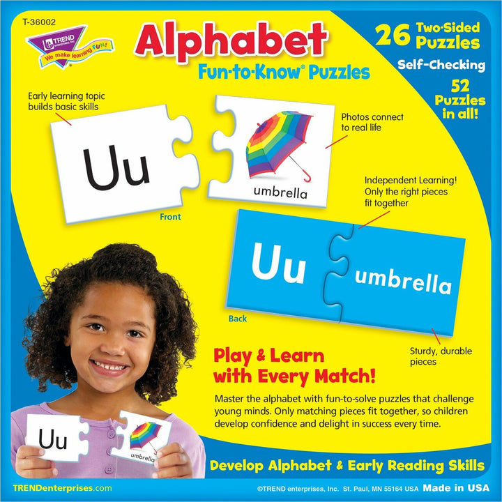 Alphabet Fun-to-know Puzzles